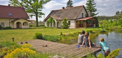 Ferienhaus mit Pool an der Nordsee